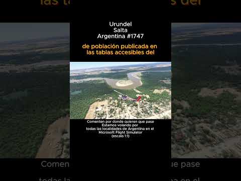 Urundel, Salta desde el Microsoft Flight Simulator #urundel #salta  #argentina #msfs2024