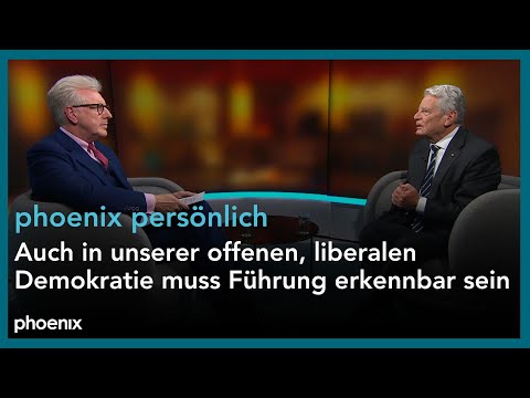 phoenix persönlich | Bundespräsident a.D. Joachim Gauck zu Gast bei Theo Koll | 19.01.2024