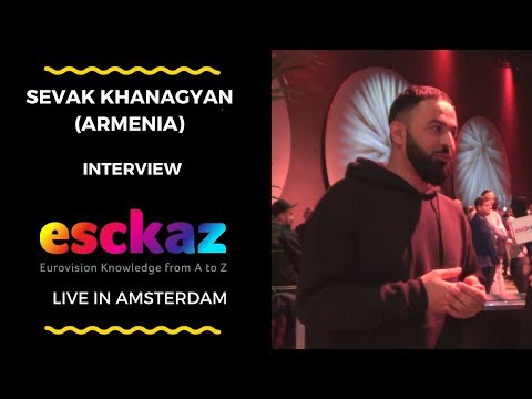 ESCKAZ in Amsterdam: Interview with Sevak Khanagyan (Armenia at the Eurovision 2018)