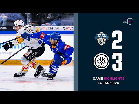 EV Zug vs. HC Lugano - Game Highlights