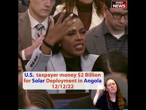 Biden's $2 Billion Angola Solar Pitch: Sullivan Says He Expects 'a Major Deployment of Solar Power in Angola' (December 12, 2022)