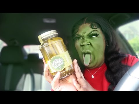 I Tried Moonshine Pickles For The First Time (Extremely Funny)