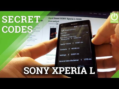SONY Xperia L C2105 SECRET CODES / TRICKS / HIDDEN MENU