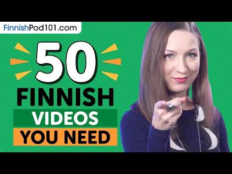 Learn Finnish: 50 Beginner Finnish Videos You Must Watch
