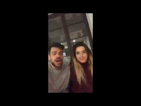 Directo de Ricky felicitando a Mimi por su cumpleaños (1 abril 2018)