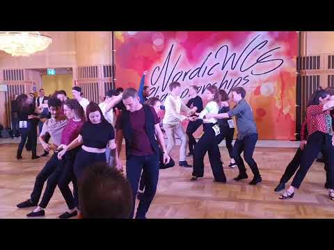 Anastasiya Milyutin & Mel Verduci - 3rd place Nordic intermediate WCS all-skate