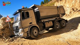 Best Toy Grade Dump Truck | Mercedes Arocs Double E E590 | Cars Trucks 4 Fun