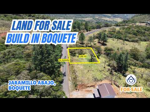 10,763 ft2 Residential Lot for Sale – Jaramillo Abajo, Boquete, Chiriquí +507 6981-5000