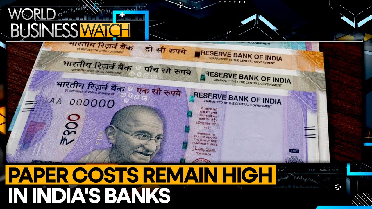India's Top Banks Spend Big On Printing As Paper Costs Weigh On Profits | WION World Business Watch