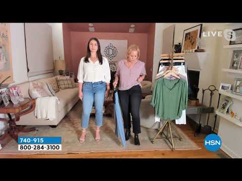 Democracy "Ab"solution Scalloped Hem Slim Crop Jean