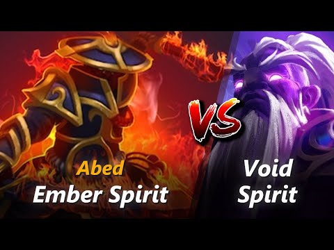 How to Ember Spirit mid vs Void Spirit (feat. Abed) | First 10 minutes