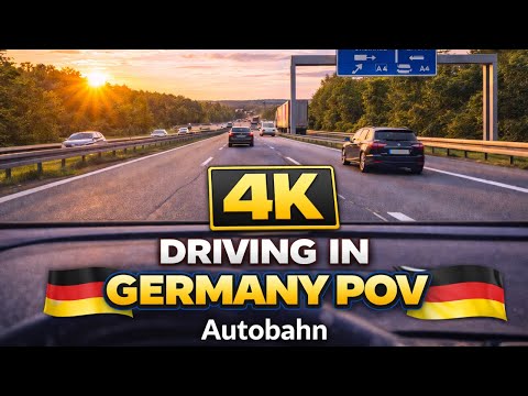 4K 🇩🇪 Driving in Germany POV 🇩🇪 Autobahn A4 POV
