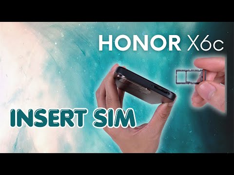 How to Insert SIM Card on HONOR X6c