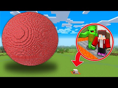 TNT vs. SECURE HOUSE JJ and Mikey - in Minecraft Funny Challenge (Maizen Mizen JJ Mikey)
