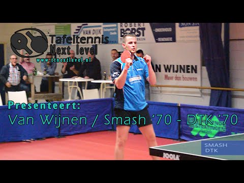 Tafeltennis Eredivisie Van Wijnen / Smash - De Treffers Klazienaveen