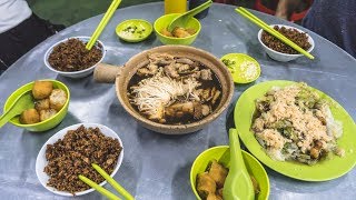 Trying Malaysian MEAT BONE TEA!? (Bak Kut Teh) + Bus Ride to Penang! (Kuala Lumpur 🚌 Penang)