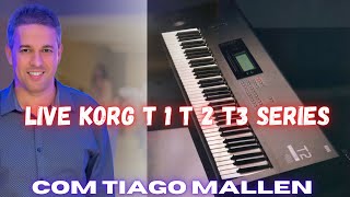 Video thumbnail for LIVE - KORG T SERIES (T1-T2-T3) com TIAGO MALLEN (FILHO DO M1 E PAI DO 01W/FD)  #raro #korg by Tiago Mallen