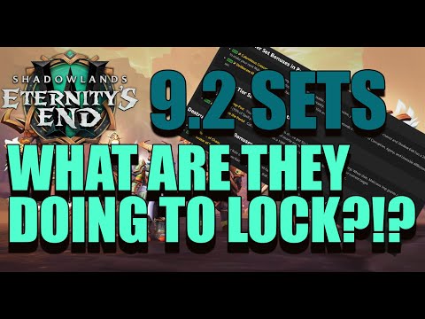 WHAT IS HAPPENING TO WARLOCK?! 9.2 Tier Sets