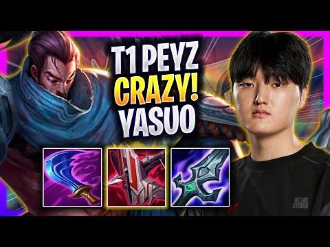 T1 PEYZ CRAZY GAME WITH YASUO! - T1 Peyz Plays Yasuo ADC vs Karthus!