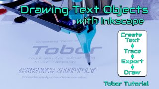 Download the video "Inkscape Tutorial: Drawing Text Objects with Robots"