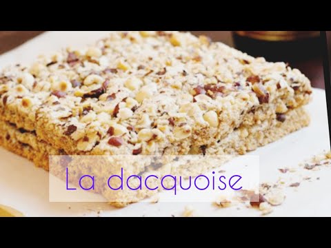 البيسكوي داكواز كقاعدة للحلويات الفاخرة🎂🎂 le biscuit dacquois recette de base des desserts luxueux
