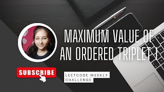 YouTube video 'Leetcode 2873 || Maximum Value of an Ordered Triplet I ||Leetcode Weekly Easy || cpp'