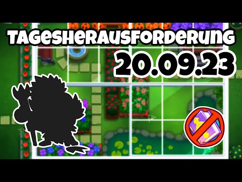 Tagesherausforderung 20.09.2023 - Überdachter Garten [#BloonsTD6]