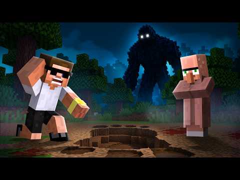 We Found GIANT SCARY FOOTPRINTS in Minecraft…