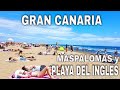 Scenery Video Ecards, Caminando desde playa de MASPALOMAS por toda la..