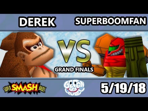 GOML 2018 - [L] Derek (DK) Vs. PG | SuPeRbOoMfAn (Samus) Low Tier Grand Finals