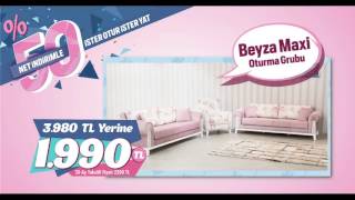 %50 Net İndirimle İster Otur İster Yat!