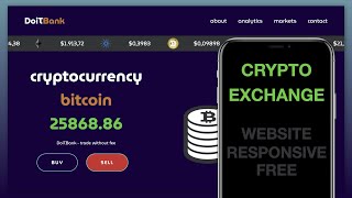 Download the video "Сrypto Exchange Responsive Website | HTML, CSS And JS | Portfolio Website Design Idea | No Talking"