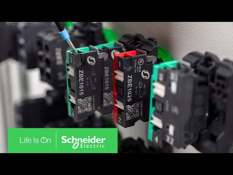 Imagem de Como é que o contato Push-in reduz o tempo de instalação?