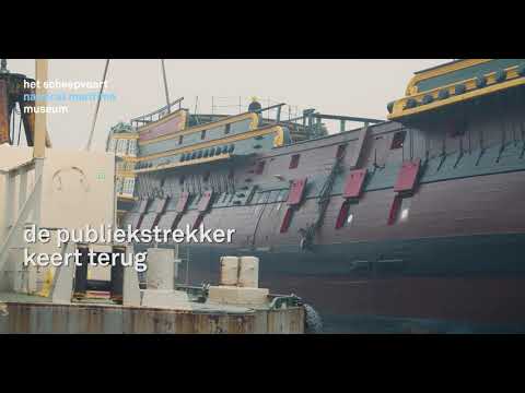 Publiekstrekker VOC schip Amsterdam keert terug naar Het Scheepvaartmuseum