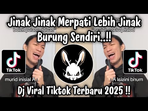 JINAK JINAK MERPATI LEBIH JINAK BURUNG SENDIRI - DJ TIKTOK TERBARU 2025 !!