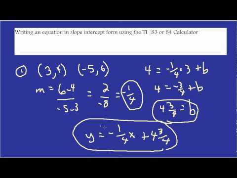 Rewriting Equations In Slope Intercept Form Calculator