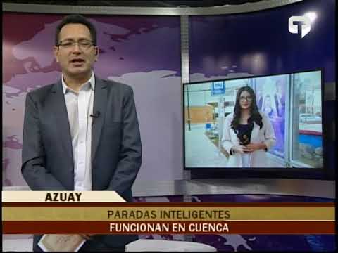 Paradas inteligentes funcionan en Cuenca