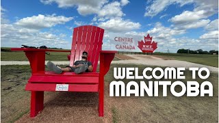 Welcome to Manitoba | Cross Canada Van Life Road Trip | Driving Manitoba and The Centre of Canada