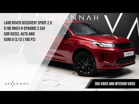 LAND ROVER DISCOVERY SPORT 2 0 D180 MHEV R Dynamic S SUV 5dr Diesel Auto 4WD Euro 6 ss 180 p