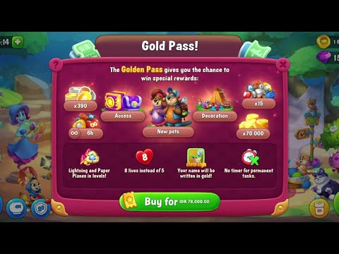 @Fishdom Buy Golden Pass on Unforgettable Hike Event and Got Some Rewards