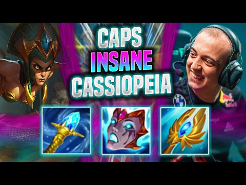 CAPS IS INSANE WITH CASSIOPEIA! - G2 Caps Plays Cassiopea Mid vs Xerath! | Season 2022
