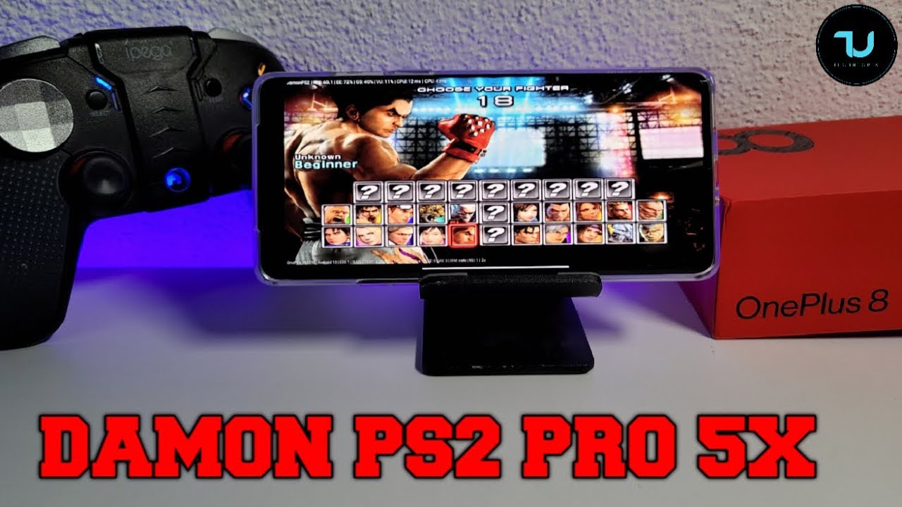 OnePlus 8 DamonPS2 Pro gaming test/Snapdragon 865 PS2 Games 4X 5X 1080P resolution
