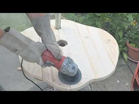 🌌 10x schneller Holz abschleifen mit Winkelschleifer & Schleifteller