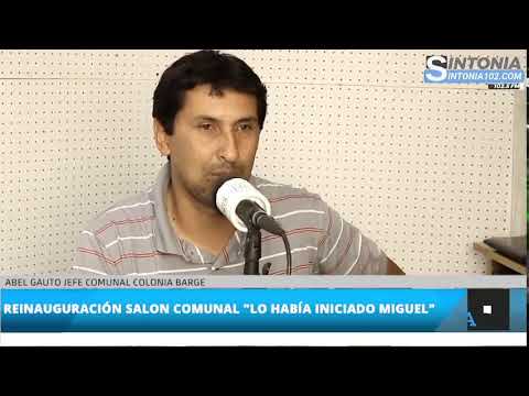 Abel Gauto, Jefe Comunal Colonia Barge, - Escuela Secundaria