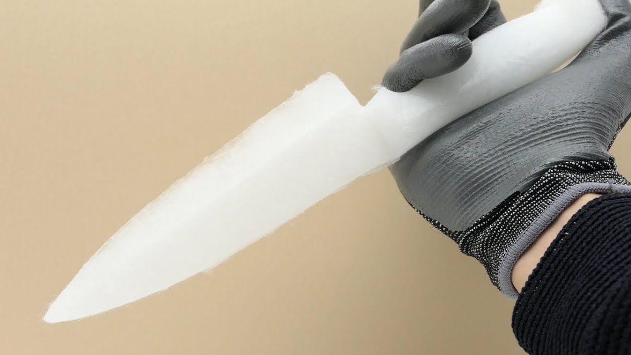 氷の包丁を作るためには氷を強化する必要がありました