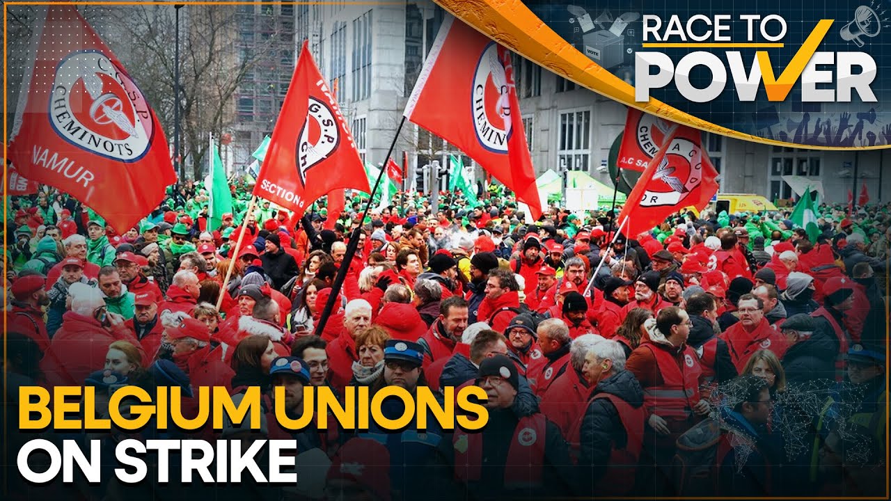 Belgium Railway Strike: Brussels Railway Workers Begin Strike Over Budget Cuts | Race To Power
