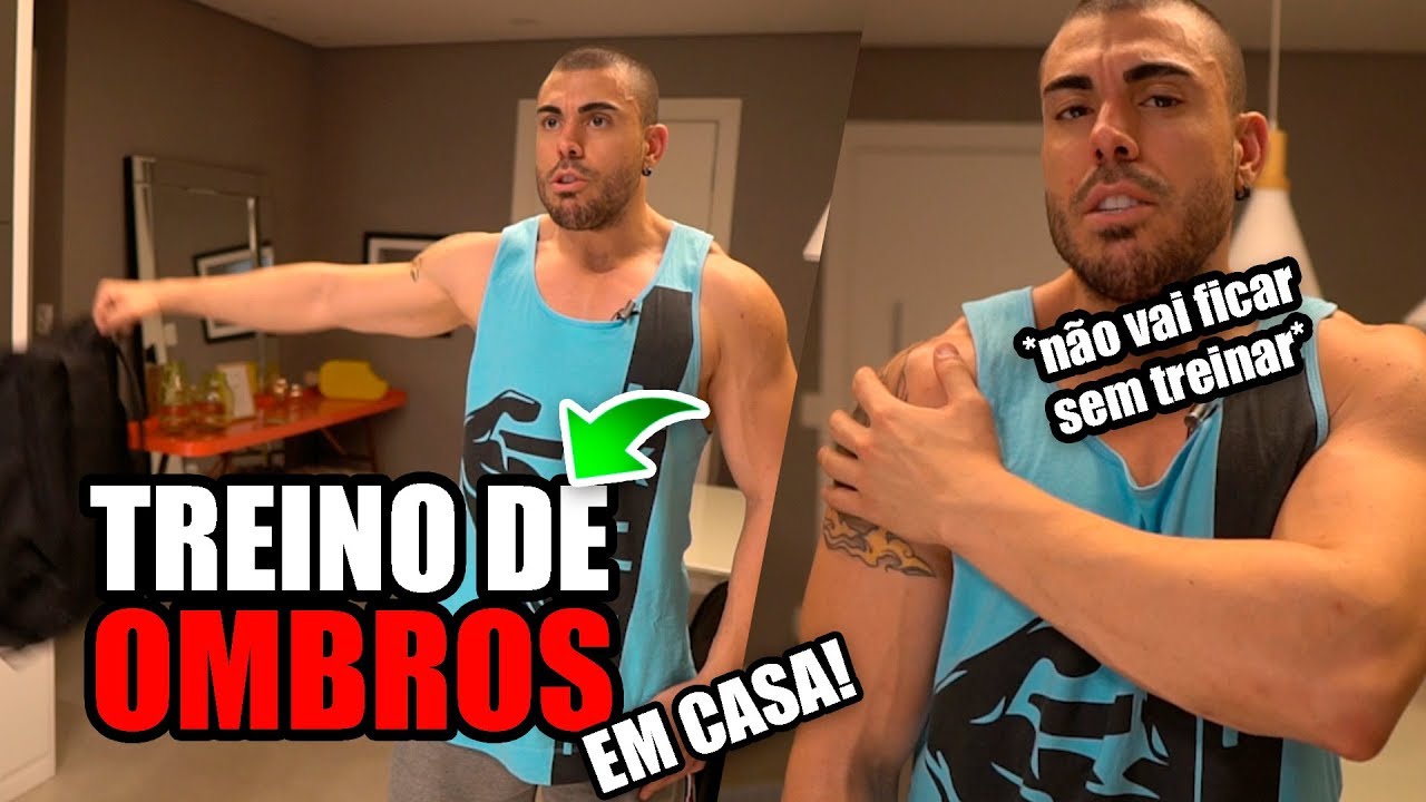 Treino de ombros em casa