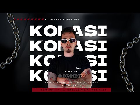 CORSINI MELODIC set at Kolasi Podcast Club | Live Electronic Music Experience
