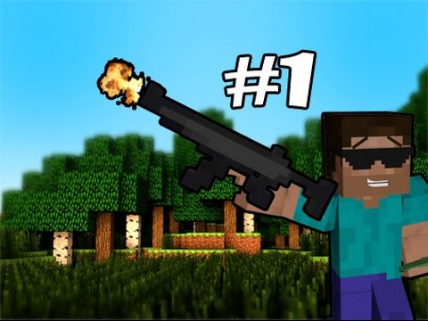Minecraft Multiplayer Mods Preview (Flans Weapons mod, better Dungeons, etc) 1#