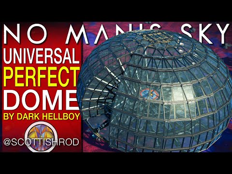 How To Build The Perfect Dome - Universal Dome Guide - No Man's Sky Tutorial - NMS Scottish Rod